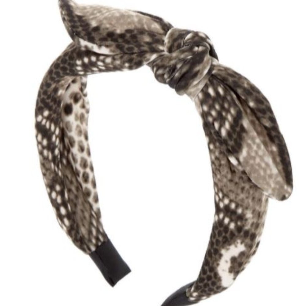 Icing Snake Print Headband